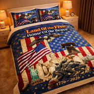 Celebrating America’s 250th Anniversary - Quilt Bedding Set Special Line 06HUQN270126-Homacus