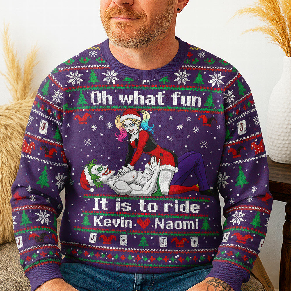 Personalized Christmas Gifts For Couple Ugly Sweater 05kiqn260925