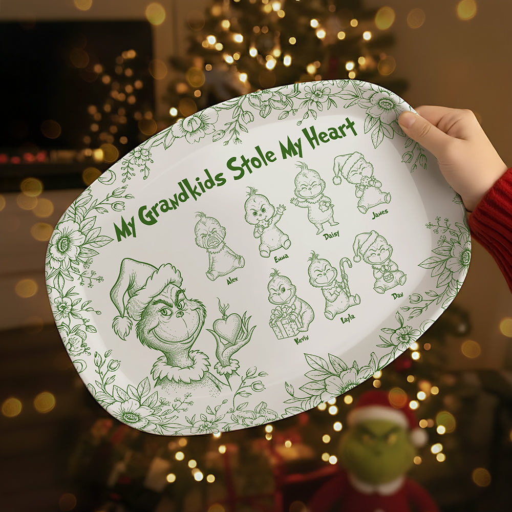 Grandma Green Monster Resign Plate - Personalized Gifts For Christmas 02PGTA200925