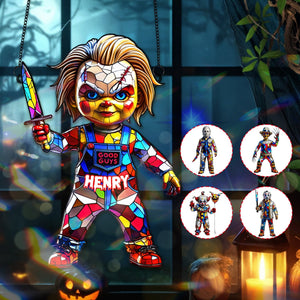 Horror Suncatcher Ornament - Personalized Gifts For Halloween 01TGMG230825