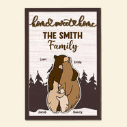 Personalized Gifts For Family Wood Sign Home Sweet Home - Wood Signs - GoDuckee