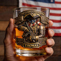 Live Free Tribute 250 Years Round Glass - Personalized Gift For Patriots 02TYDT030326 - Glass - GoDuckee