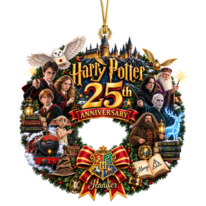 25th Anniversary Fantasy Christmas Ornament - Personalized Gifts For Fantasy Lovers 07ohqn091026
