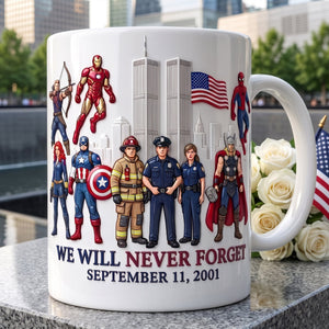 Never Forget Tribute Mug - Personalized Gifts For Patriots 02HAQN230726