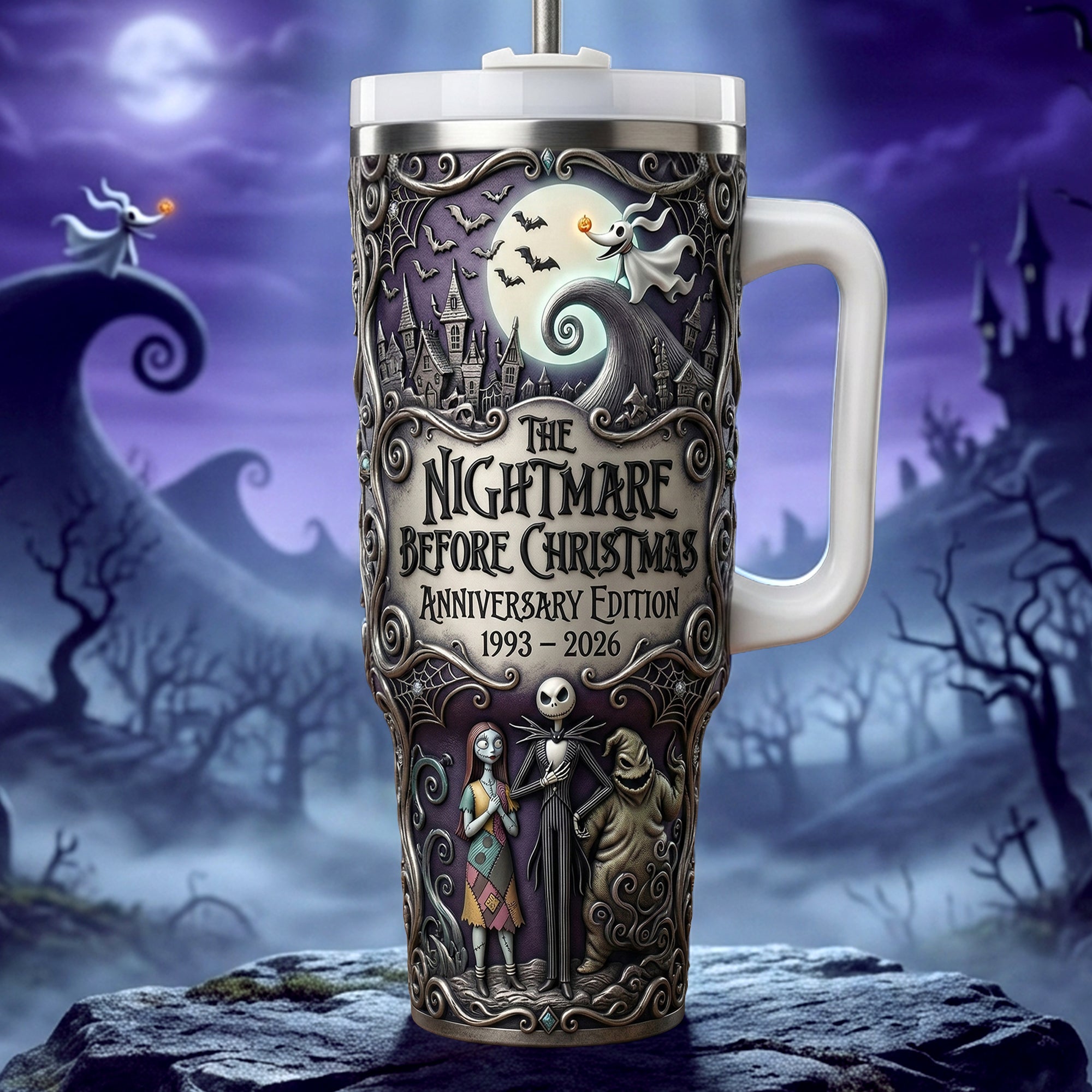 Spooky Anniversary Edition 40oz Tumbler - Gift For Movie Lovers 02nalu060326