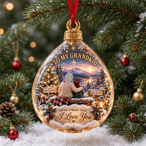 Grandma Loving Christmas Ornament - Personalized Gifts For Grandma 02padh081026