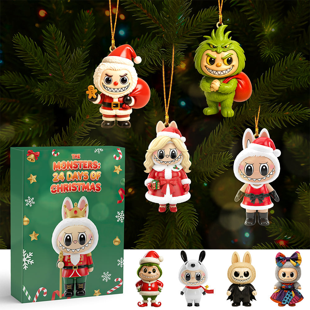 Monster Advent Calendar Custom Acrylic Blind Box, Personalized Gifts 03humg101125