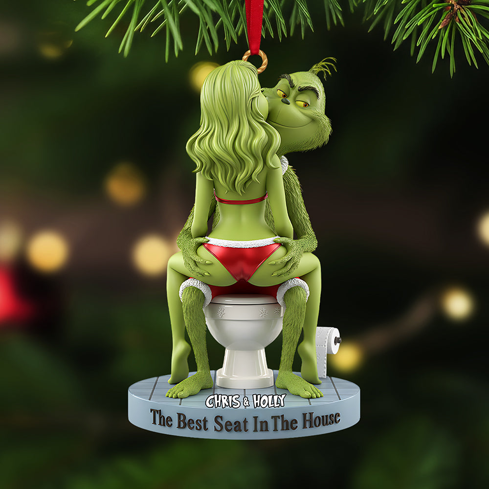 Personalized Gifts For Christmas, Funny Couple Acrylic Ornament 03ohta271025