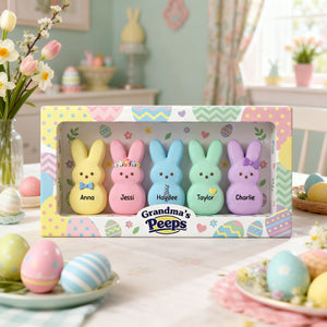 Easter Day Bunny Acrylic Plaque - Personalized Gifts For Grandma Plaque 01NALU290126-Homacus