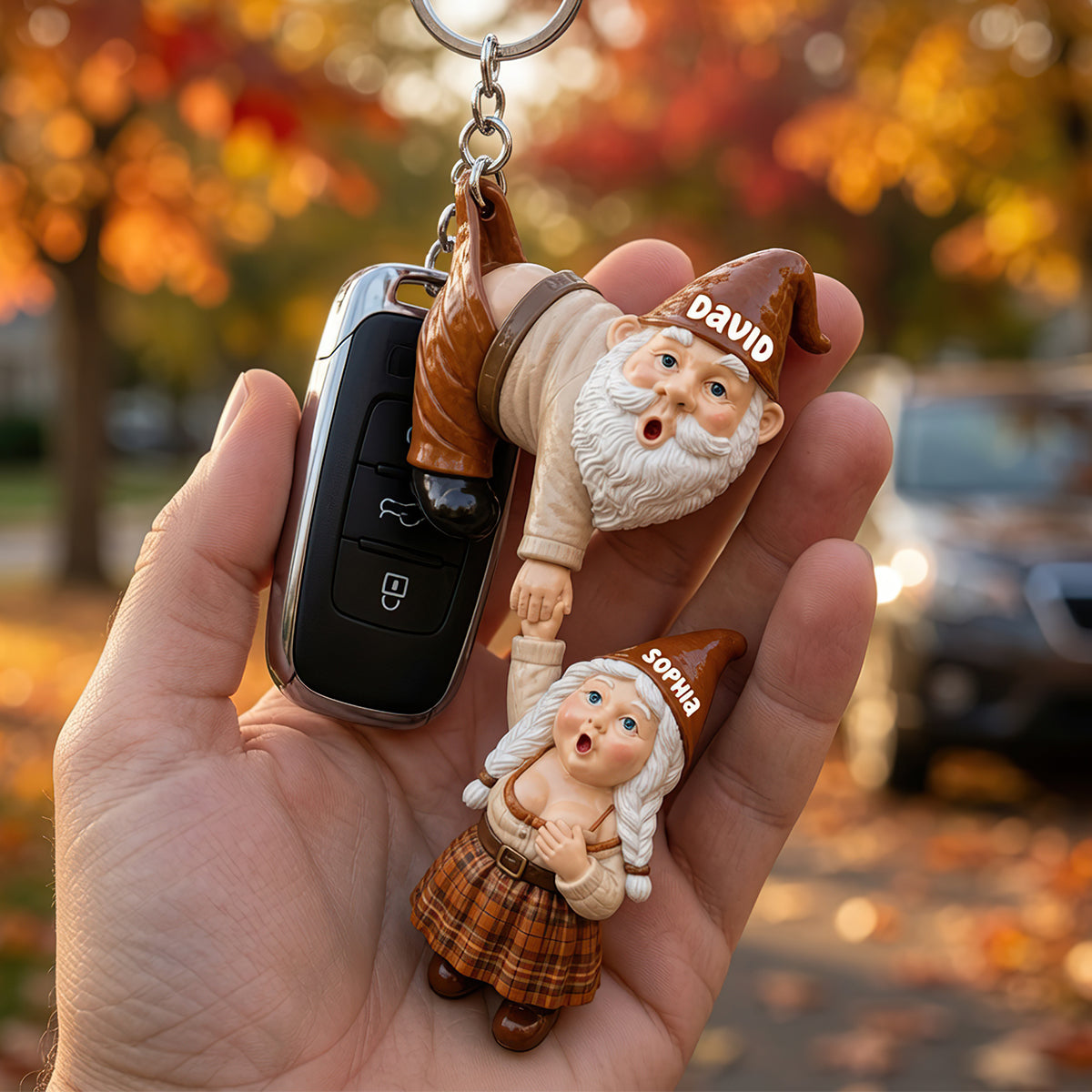 Sweet Love Keychain - Personalized Gifts For Couple 02OHDT230726
