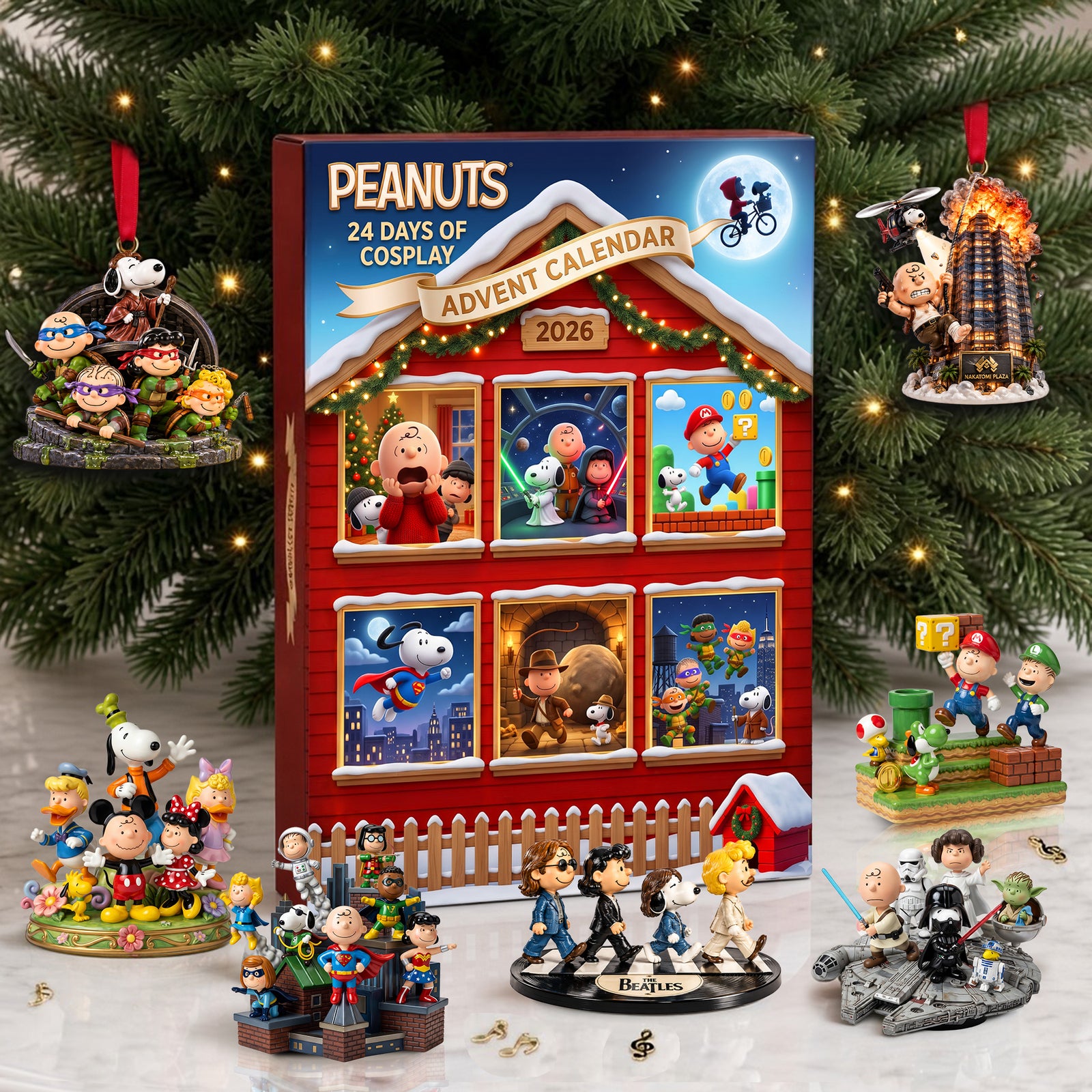 Festive Friends Collectible Advent Calendar - Personalized Gift For Christmas 02QHLU291026