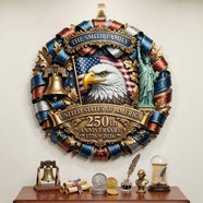 250th Anniversary USA - Personalized Gifts For Patriot Family Metal Sign 01tytn190326 - Metal Signs - GoDuckee