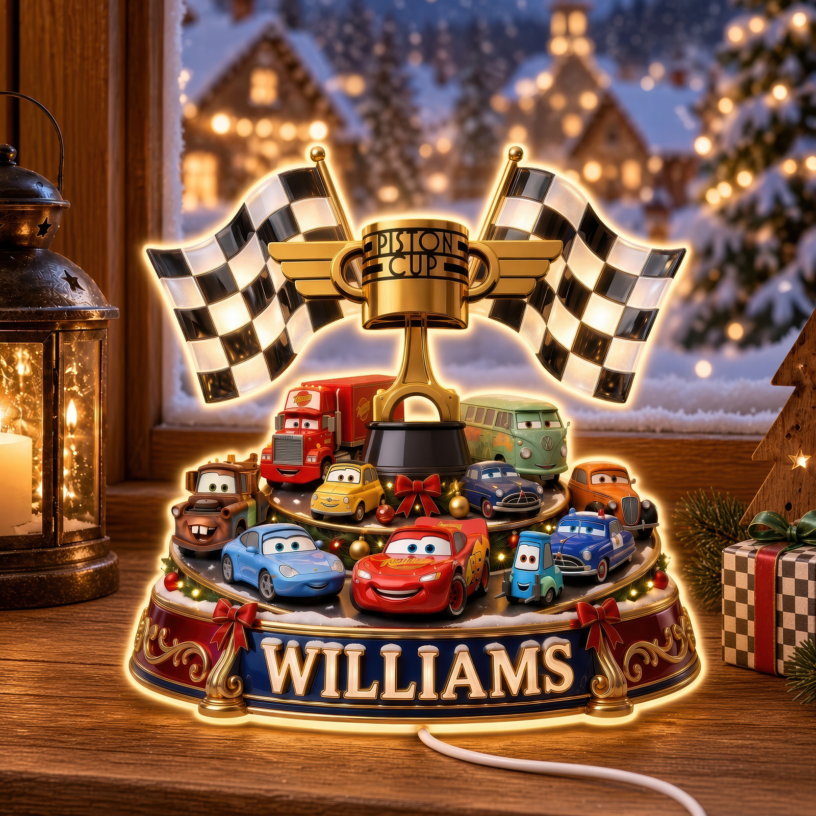 Speed Champion Acrylic Light Box - Personalized Christmas Gifts 08tyqn211026