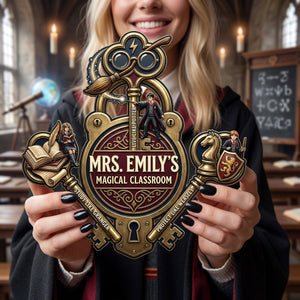 Mystical Room Door Acrylic Sign - Personalized Gifts For Teacher 04hata230726