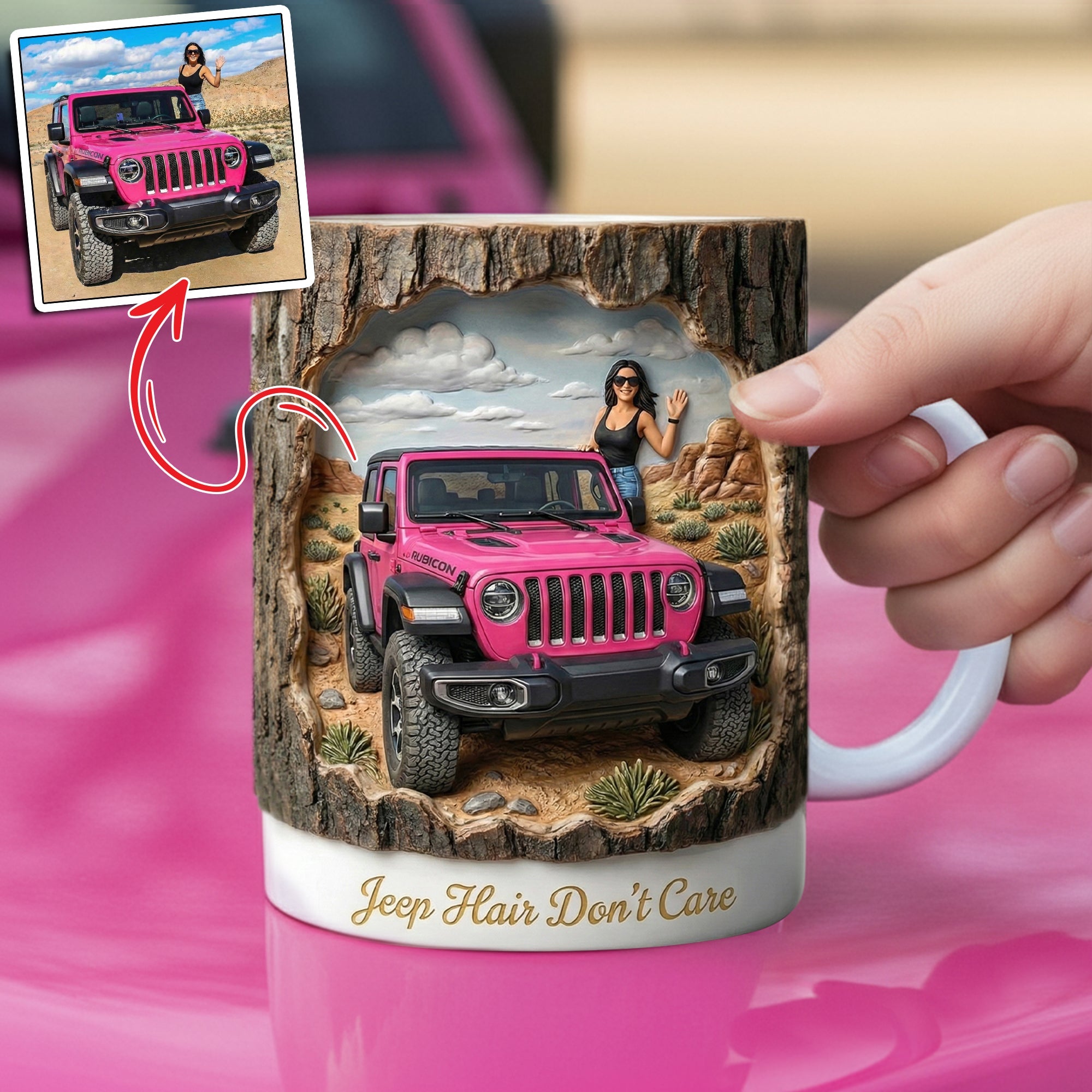 Off-Road Adventure Coffee Mug - Custom Photo Gift For Off-road Lovers 02HULU311225