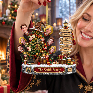 Merry Family Memories Christmas Ornament - Personalized Gifts For Family 01TOQN100926
