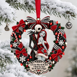 Spooky Naughty Couples Acrylic Ornament - Personalized Christmas Gifts For Couples 05ohlu021026