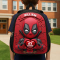Red Warrior Themed School Bag - Personalized Gifts For Kids 04ohqn050825