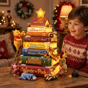 Whimsical Christmas Book Tree Acrylic Light Box - Personalized Gifts For Christmas 06patn211026