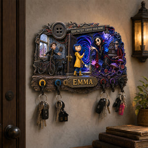 Mysterious Door Acrylic Key Hanger – Personalized Gifts For Horror Lovers 06hadh160726
