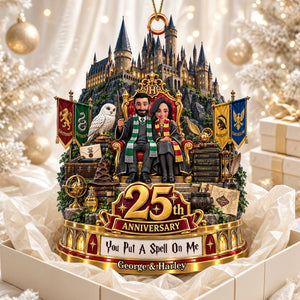 Simply Meant To Be Christmas Ornament - Personalized Gifts For Couple 02OHDT220926