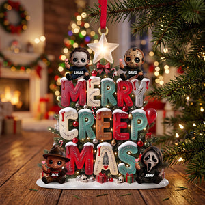 Spooky Kids Merry Creepmass Ornament - Personalized Gift For Christmas Ornament 02PATN150926