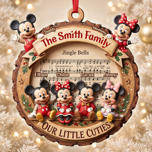 Sweet Family Ornament - Personalized Christmas Gifts For Family 03padt221026
