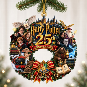 25th Anniversary Fantasy Christmas Ornament - Personalized Gifts For Fantasy Lovers 07ohqn091026