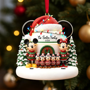 Cute Family Personalized Gifts For Family Christmas Ornament 01totn271025