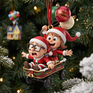 Our Christmas Adventure Ornament - Personalized Gifts For Couple 06TOTA280926
