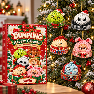 Sweet Holiday Dumpling Advent Calendar Blind Box - Personalized Christmas Gifts 02HUQN141026