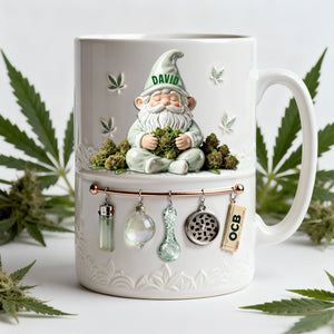 Chilling Time Gnome Coffee Mug - Personalized Gift For Stoners 06TOLU201225