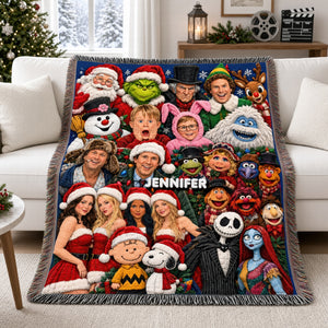Timeless Christmas Nostalgia Blanket - Personalized Gift For Christmas 02HUQN021026