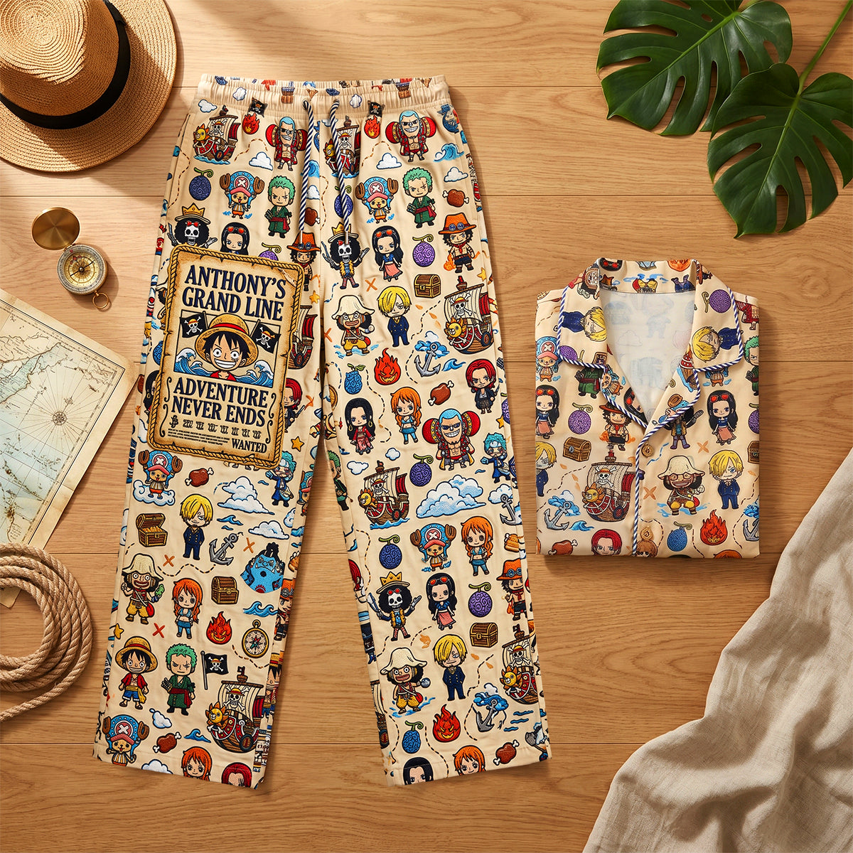 Ocean Adventure Pajama Set - Personalized Gifts 03PADH240626