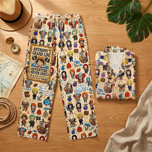 Ocean Adventure Pajama Set - Personalized Gifts 03PADH240626