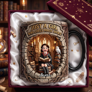 Fantasy Library Magic Mug - Personalized Gifts For Book Lovers 06NADH130726