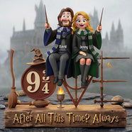 Fantasy Wizard Couple Acrylic Plaque - Personalized Gifts For Couple 02natn300526
