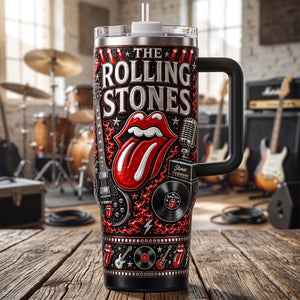 The Rolling Stones 40oz Tumbler - Personalized Gifts For Rock Lovers 04natn160726