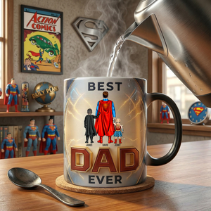 Best Dad Ever Magic Coffee Mug - Personalized Gifts For Dads 03NATN260326PA