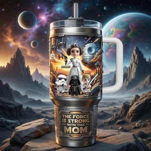 Strong Fantasy Mom 40oz Tumbler With Handle, Personalized Gifts For Mom 04qhtn160326