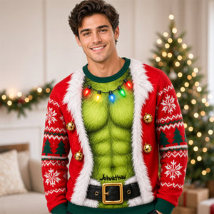 Funny Couple Christmas Shirt - Personalized Gifts For Couple Shirt 01TYDH061026