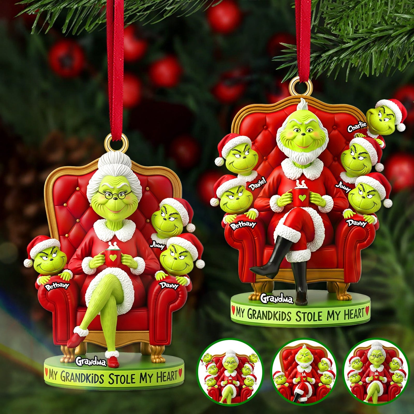 Grandparents’ Pride & Joy Ornament - Personalized Christmas Gift For Grandparennts 04HUMG170925-Homacus
