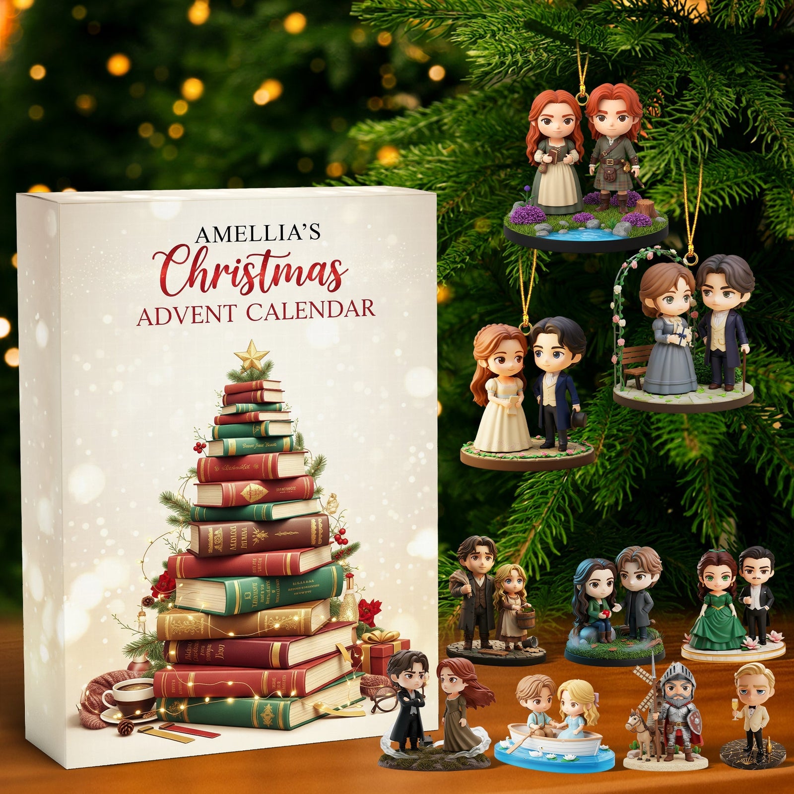 Literary Magic Christmas Advent Calendar Blind Box – Personalized Gifts For Book Lovers 01pgqn141025