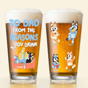 Personalized Gifts For Dad Beer Glass 03qhqn080524-Homacus