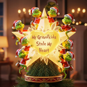 Funny Holiday Acrylic Christmas Tree Topper - Personalized Gifts For Grandma 05tgqn181125