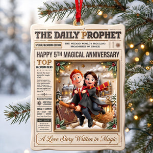 Eternal Affection Anniversary Ornament - Personalized Christmas Gifts For Couple 02TOQN180826