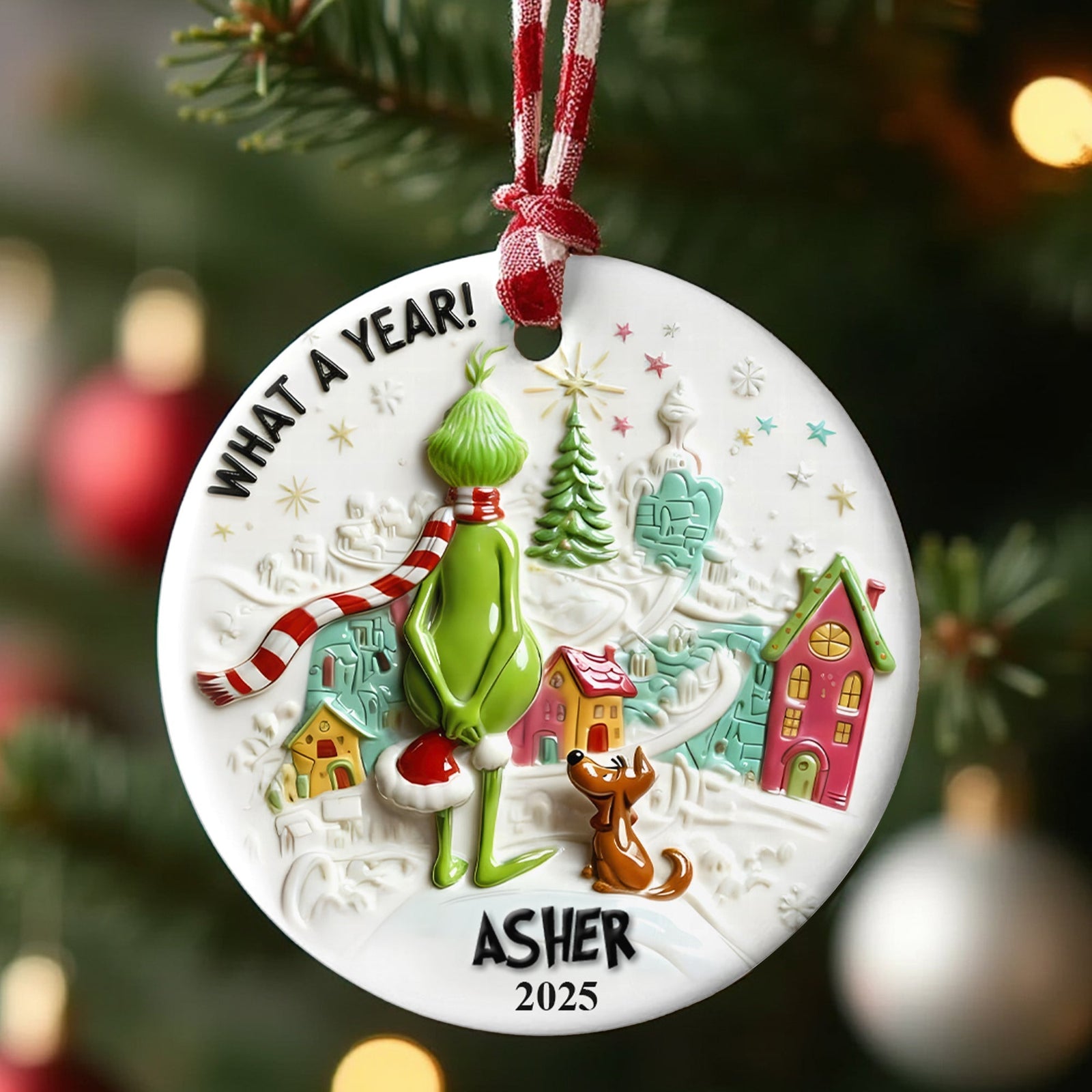 Ceramic Ornament - Personalized Christmas Gifts For Family & Friends 01qhqn121125