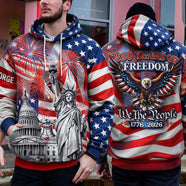 250th America Anniversary 3D Shirt - Personalized Gifts For Patriots 04hulu280126-Homacus