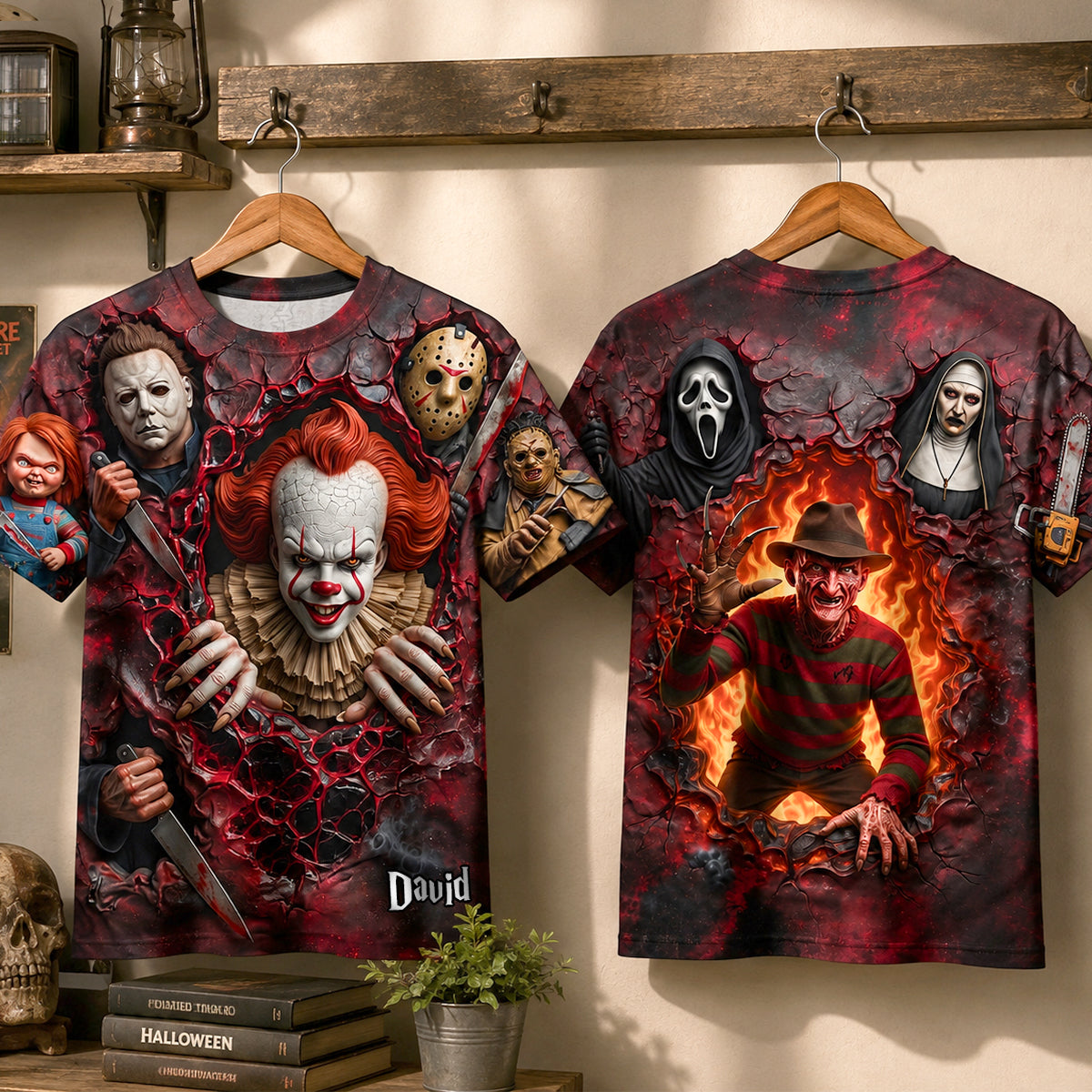 Midnight Horror 3D Shirt - Personalized Gifts For Horror Lovers 04TYDH270726