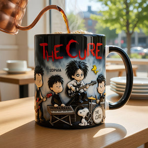 The Cure Beagle Accent Mug - Personalized Gifts For Music Lovers 03hudt290726